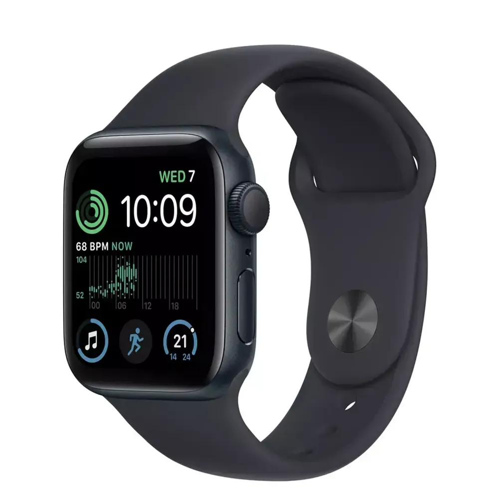 Apple Watch SE NEW 40mm Midnight Aluminum Case with Midnight Sport Band (MNJT3)