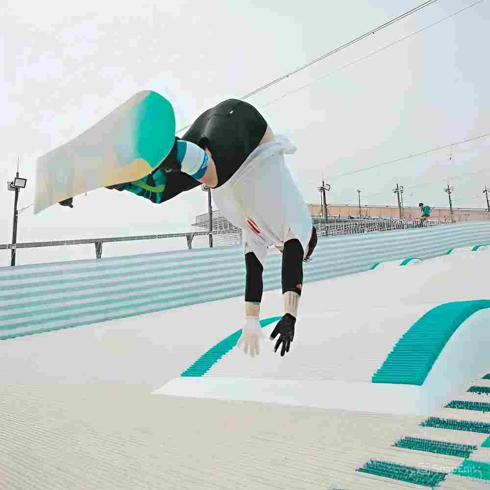 Модульное покрытие «DrySki» для сухих склонов и карвинга, 50×10×7 см