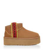 ULTRA MINI BRAID PLATFORM-chestnut