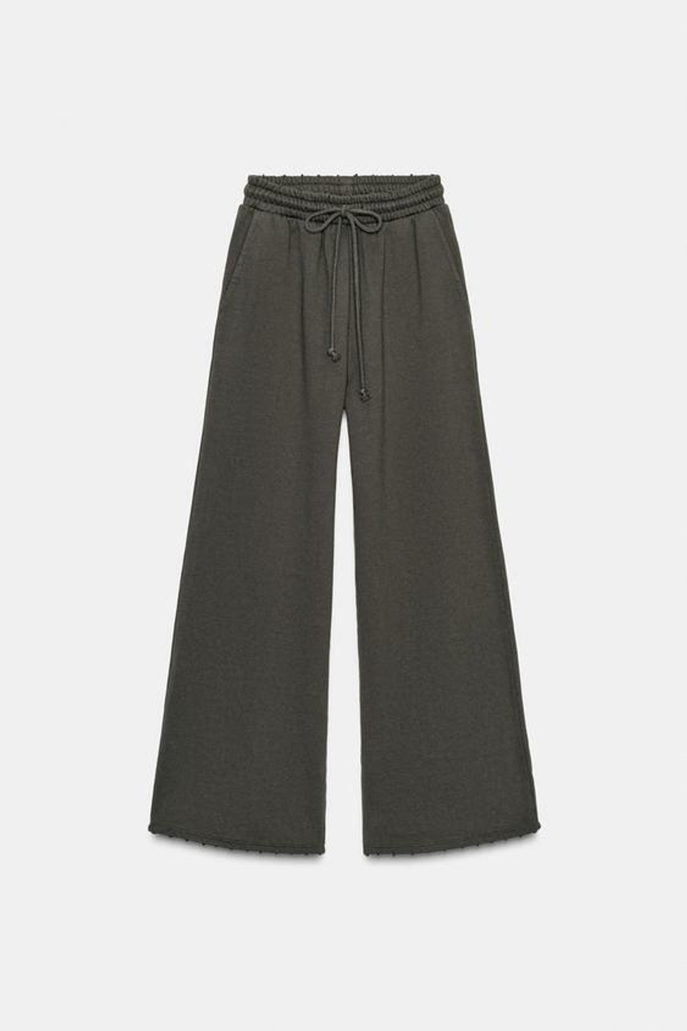 ZARA БРЮКИ С ЭФФЕКТОМ ПОТЕРТОСТИ, ЗВЕЗДАМИ И ЗАКЛЕПКАМИ, ТЕМНО-КОРИЧНЕВЫЙ