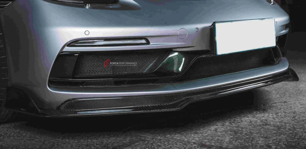 Карбоновая губа и диффузор для Porsche 718 982 Boxster/Cayman 2016+ Порше