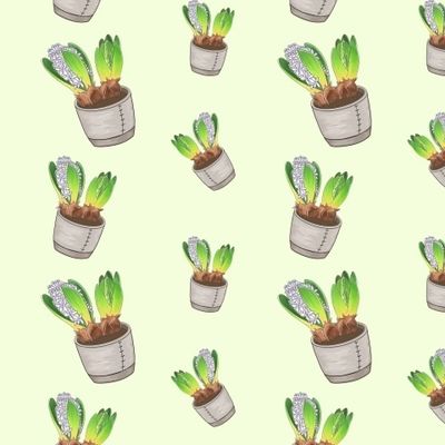 Цветы на салатовым фоне