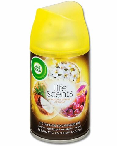 Освежитель воздуха AIRWICK (сменный блок-запаска) 250 мл., Истинное наслаждение (1/6)