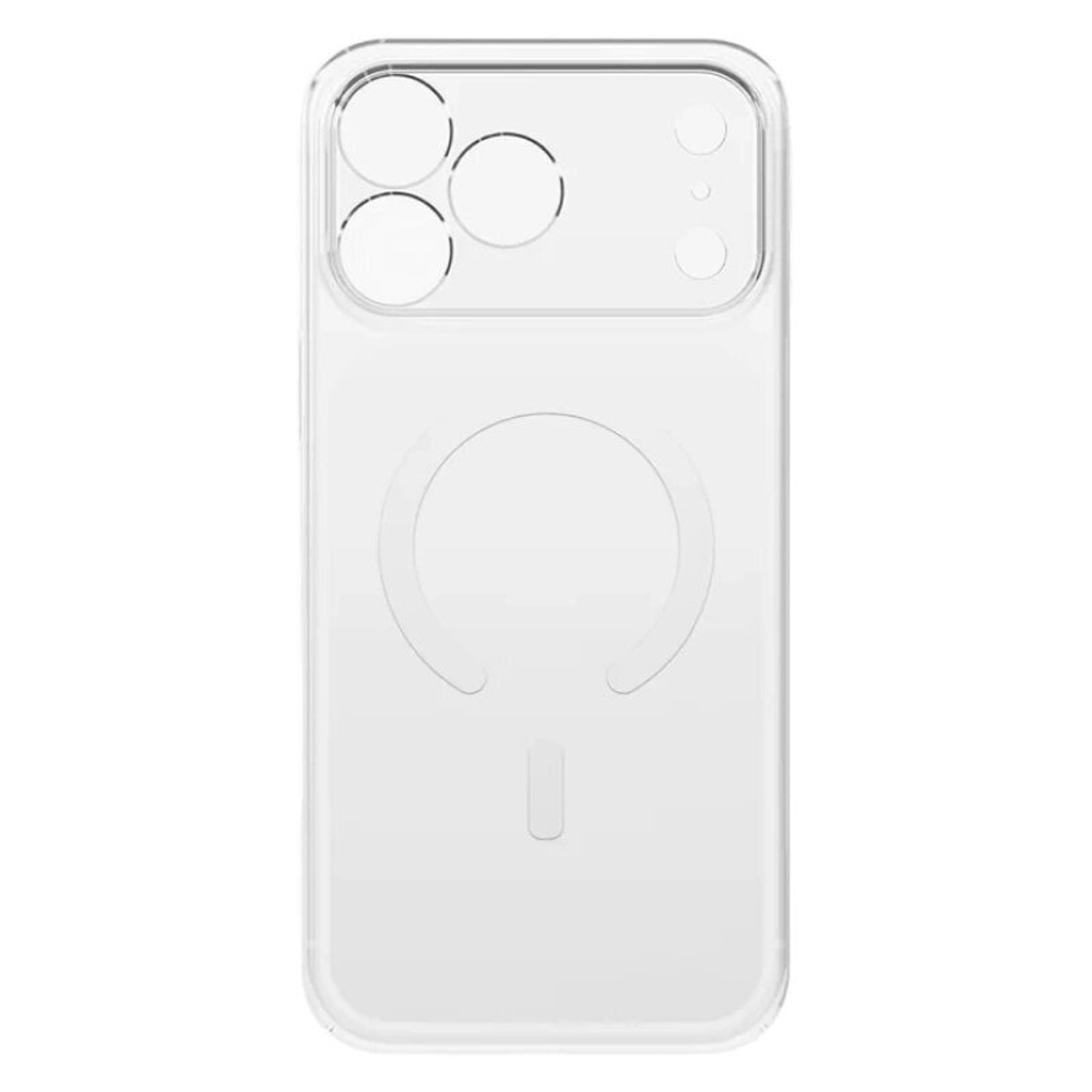 Чехол Uniq AirSuit MagSafe для iPhone 17 Pro Max, Glossy Clear/White (IP6.9P(2025)-ASMGCLRW)