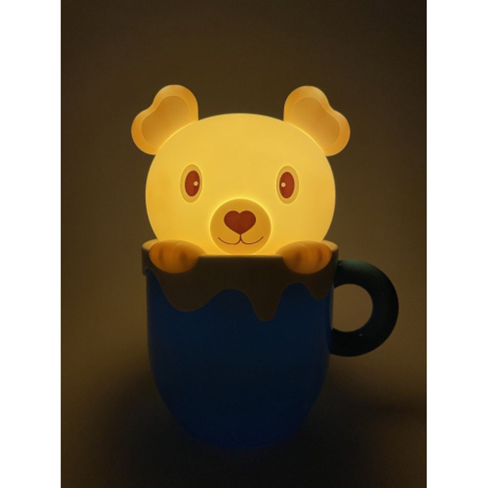 Ночник - светильник светодиодный ЭРА NLED-401-0.5W-BU аккумуляторный синий | Ночники