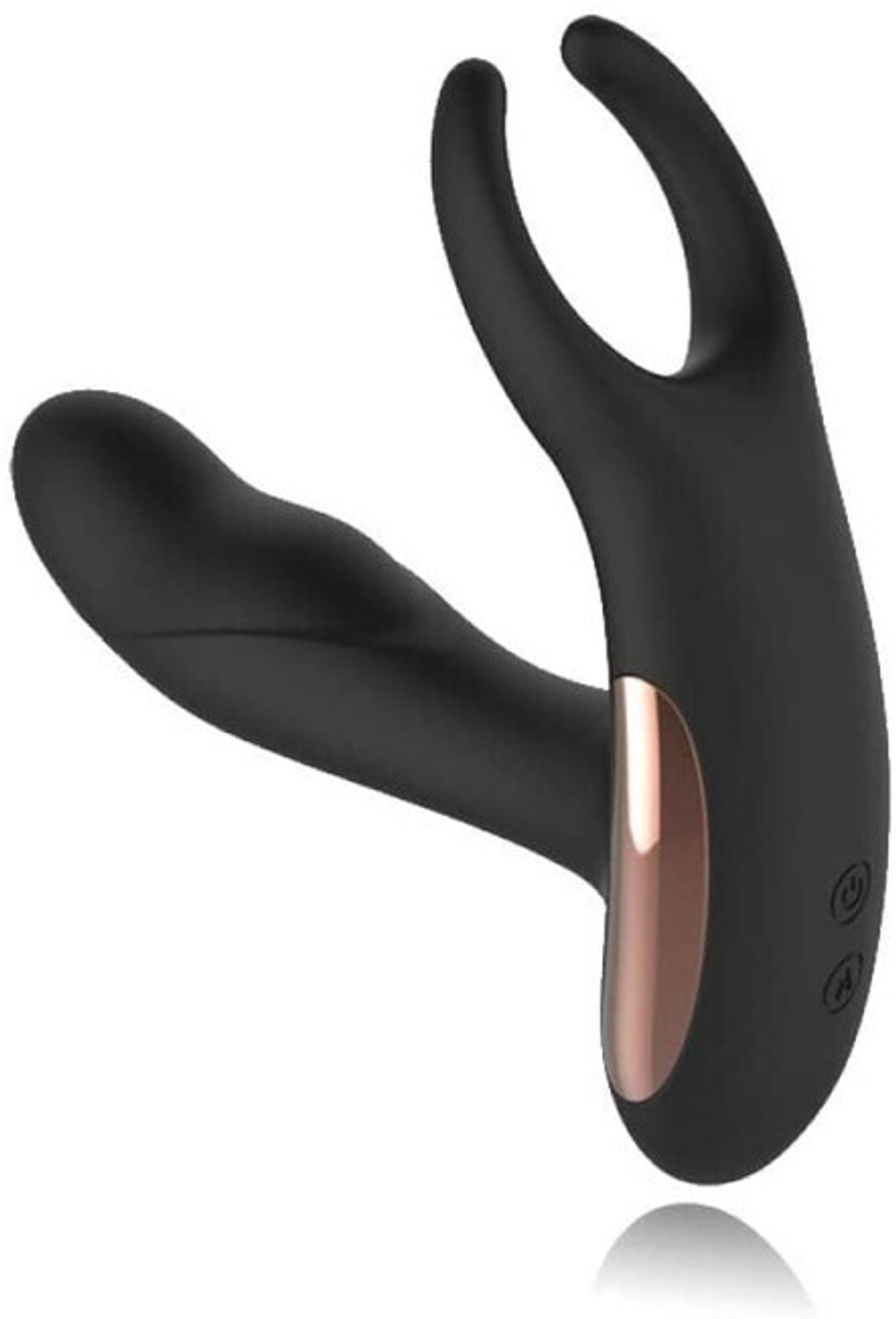 Массажер простаты "Dibe" с вибрацией и подогревом (Цвет: черный)