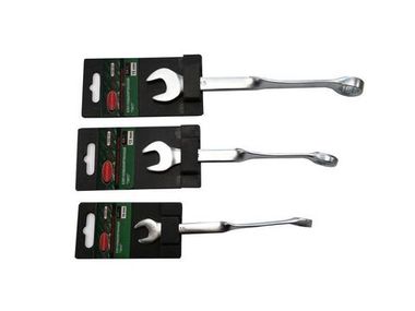 Ключ комбинированный twist удлиненный 9мм на пластиковом держателе RockForce##Rock FORCE RF-75509T