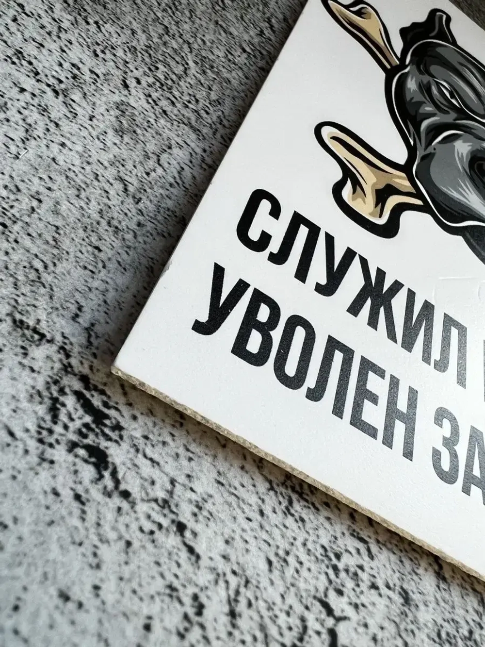 Табличка на дом Осторожно злая собака