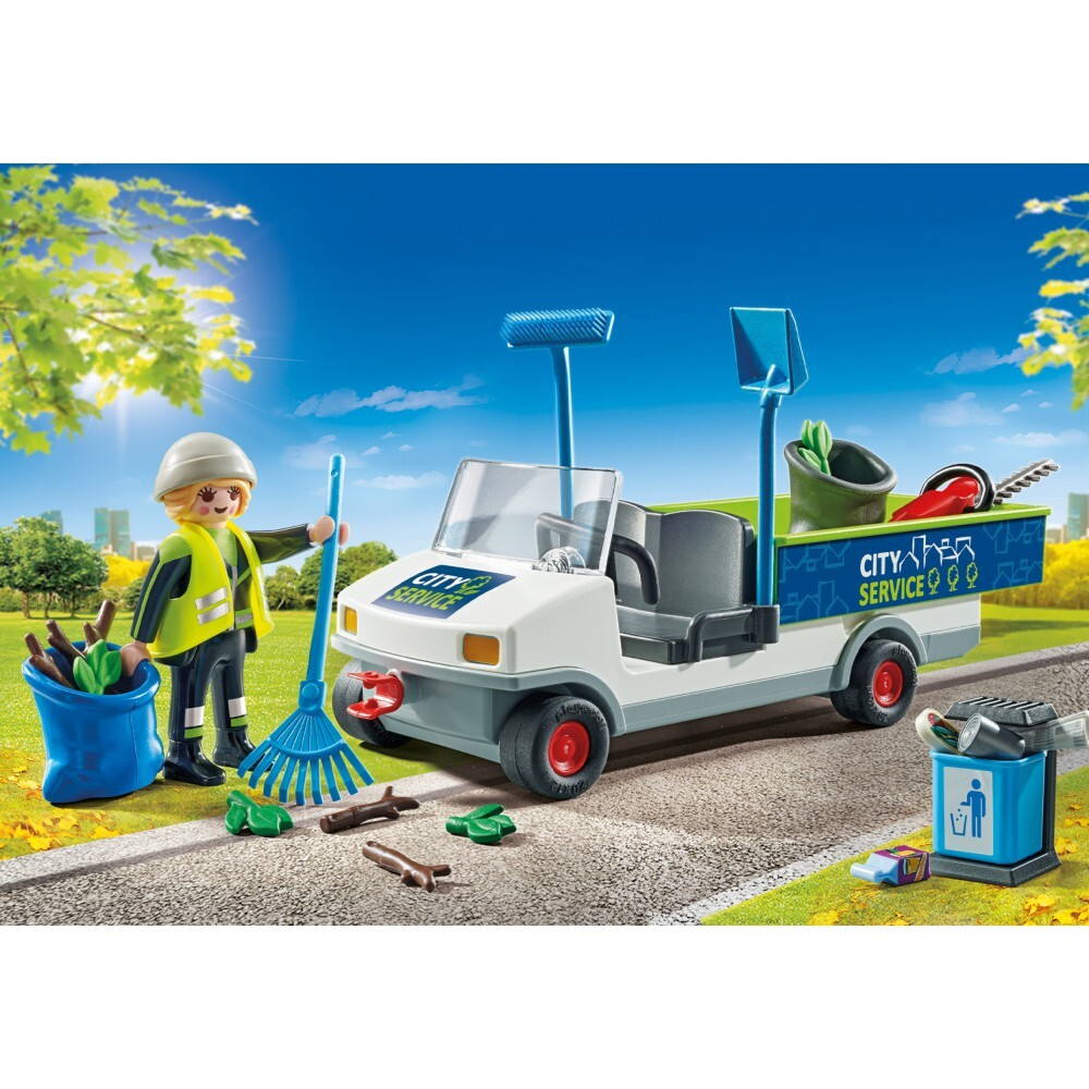 Playmobil - City Action Уборка города с помощью электромобиля 71433 / артикул   71433  / GTIN 4008789714336