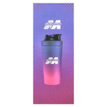 MuscleTech, шейкер, нержавеющая сталь, фиолетовый/розовый, 739 мл (25 унций)