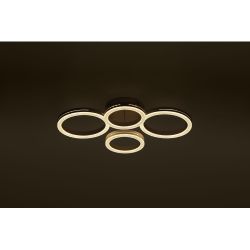 Светильник потолочный светодиодный Rivoli Juniper 6187-702 LED 75 Вт 3000-6000К белый с пультом | Rivoli