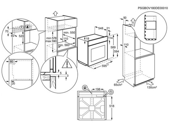 Газовый духовой шкаф Zanussi ZOG 511211 X