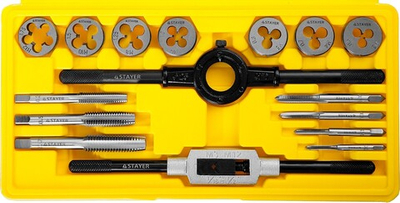 STAYER MaXCut, 16 предмета, набор метчиков и плашек (28010-H16)