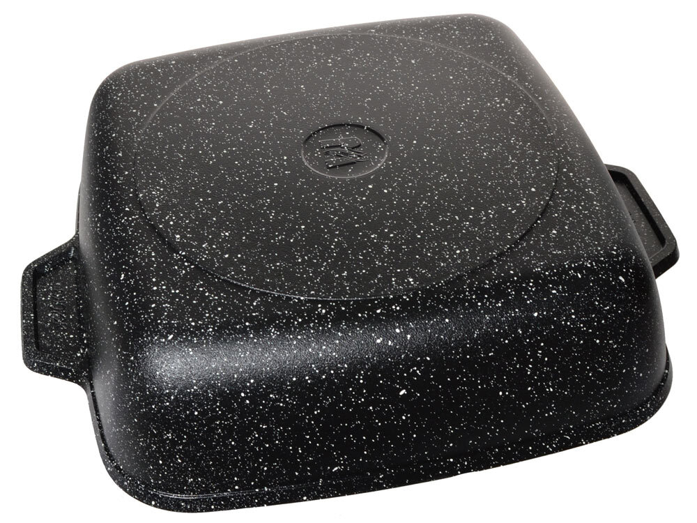 Жаровня 24*24см Гранит black