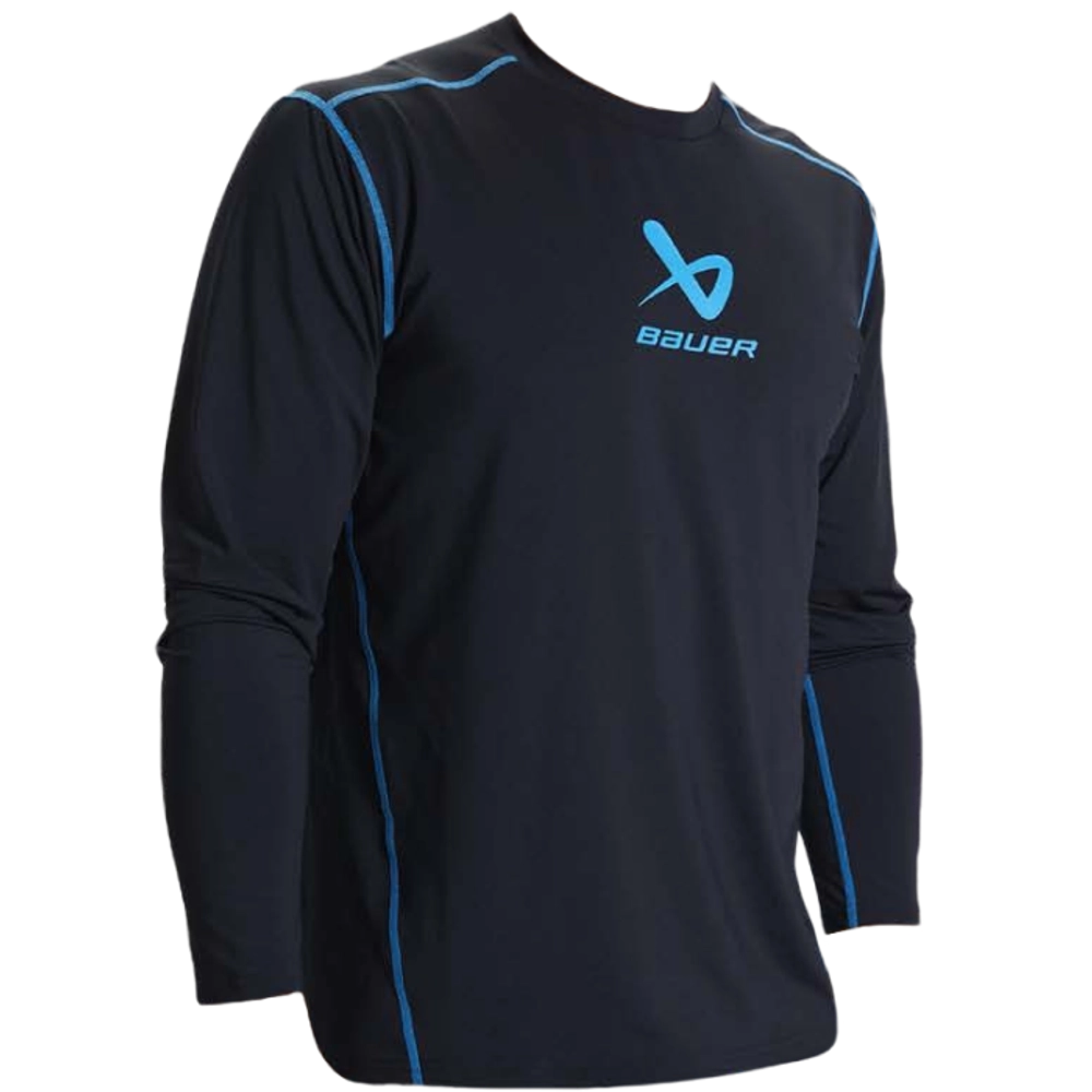 Термобелье футболка длинный рукав Bauer S22 BASIC BL LS TOP SR