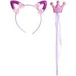 Набор карнавальный «Волшебная принцесса» (ободок, палочка), микс