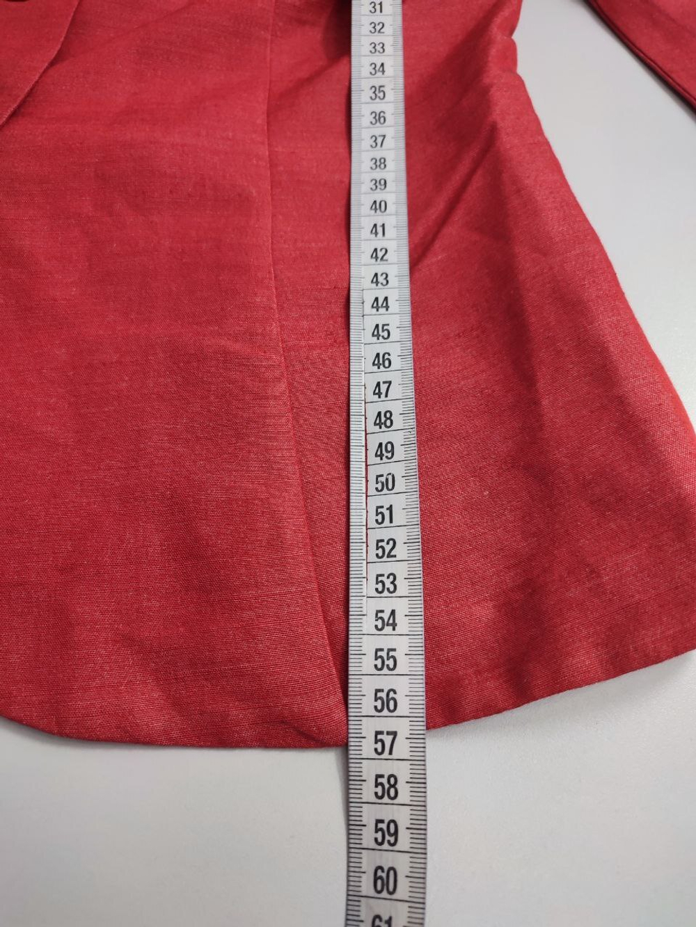 Костюм юбочный из хлопка и льна 44 размер