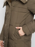 Куртка зимняя удлиненная с капюшоном