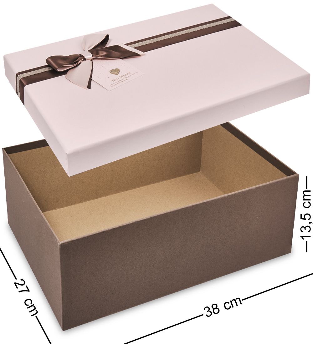 WF-180/3-B Коробка бол., розовый/коричневый