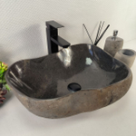 Раковина из речного камня RS-65414 52*38*15 0862