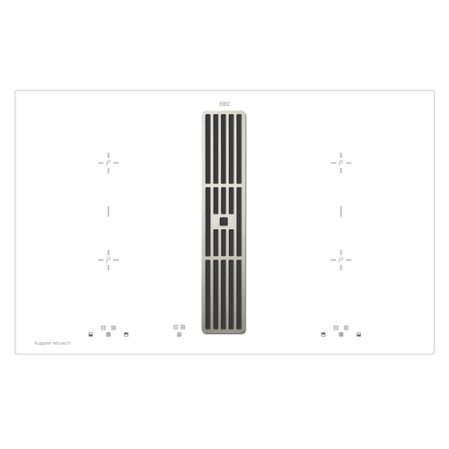 Индукционная варочная панель с вытяжкой Kuppersbusch KMI 8500.0 WR Stainless Steel
