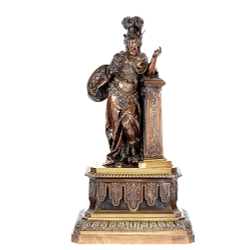 Моро Огюст (Auguste Moreau). Минерва (Афина Паллада). Бронза. Кон. XIX в.