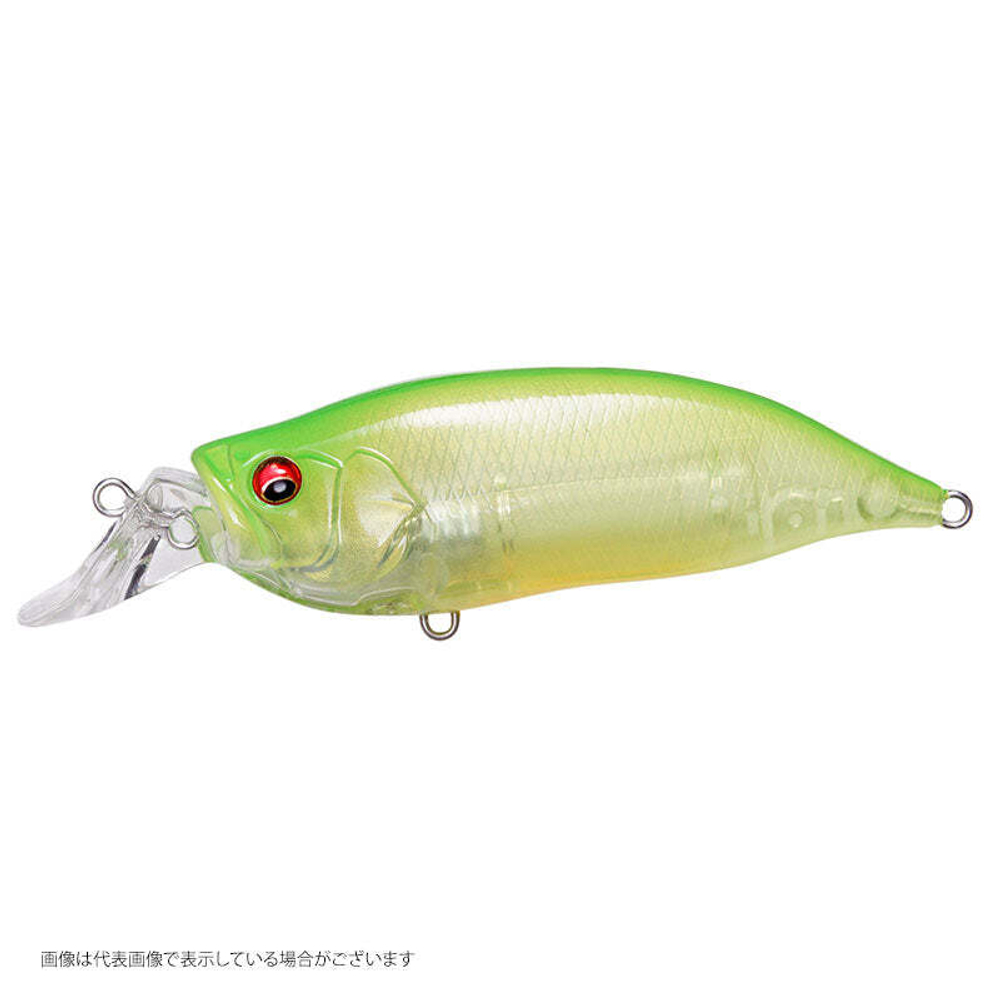 Воблер Megabass IxI Shad Type-R Clear Lime Chart
