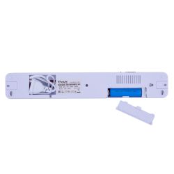 ULR-Q402 5W-DW WHITE S01 Светильник светодиодный аварийного освещения. Наклейка ВЫХОД. Дневной свет 6500K. Встроенный аккумулятор AC-DС. Корпус белый. ТМ Volpe.