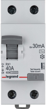 Выключатель дифференциального тока (ВДТ, УЗО)  Legrand 402025