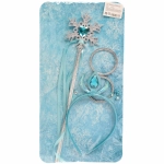 Набор карнавальный «Очаровательная зима» (ободок,палочка, браслет), микс цветов