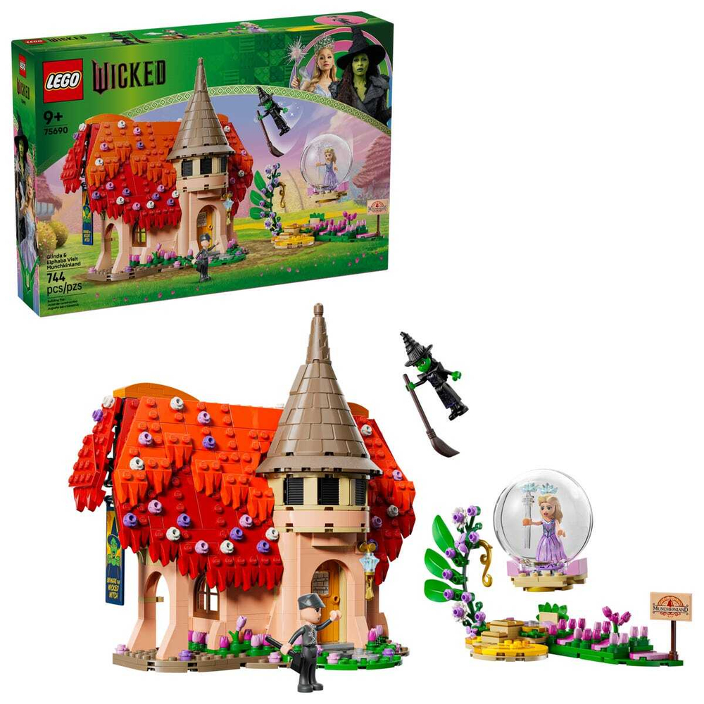 Конструктор LEGO Wicked 75690 Glinda & Elphaba Visit Munchkinland