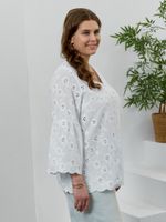 Блузка Милица-2 Виотекс БЕЛЫЙ -6