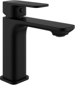 Смеситель для раковины STWORKI Мосс S43010BK матовый черный