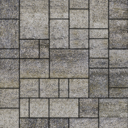 Тротуарная плитка МЮНХЕН - Искусственный камень Габбро, комплект из 4 видов плит