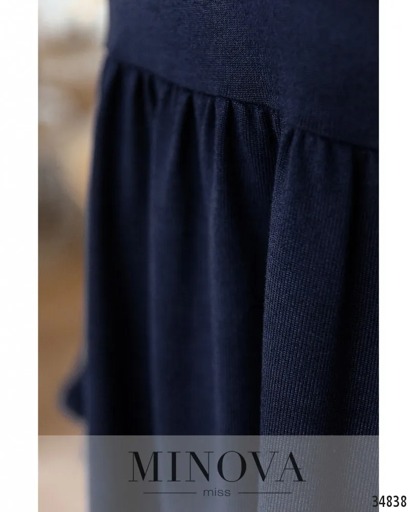Платье 3129Н-темно-синий Minova