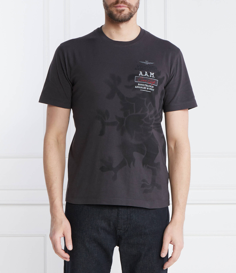 Футболка Aeronautica Militare - графитовый(TS2200J584)