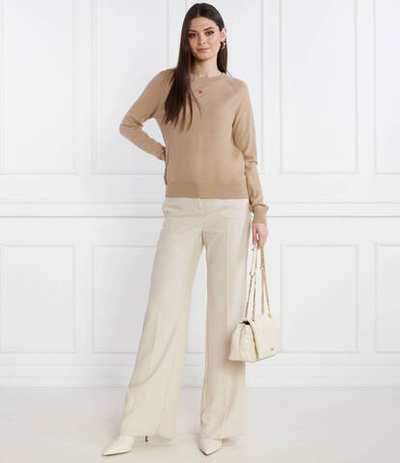 Хлопковый свитер MAX&amp;Co. - светло-коричневый(6361061)