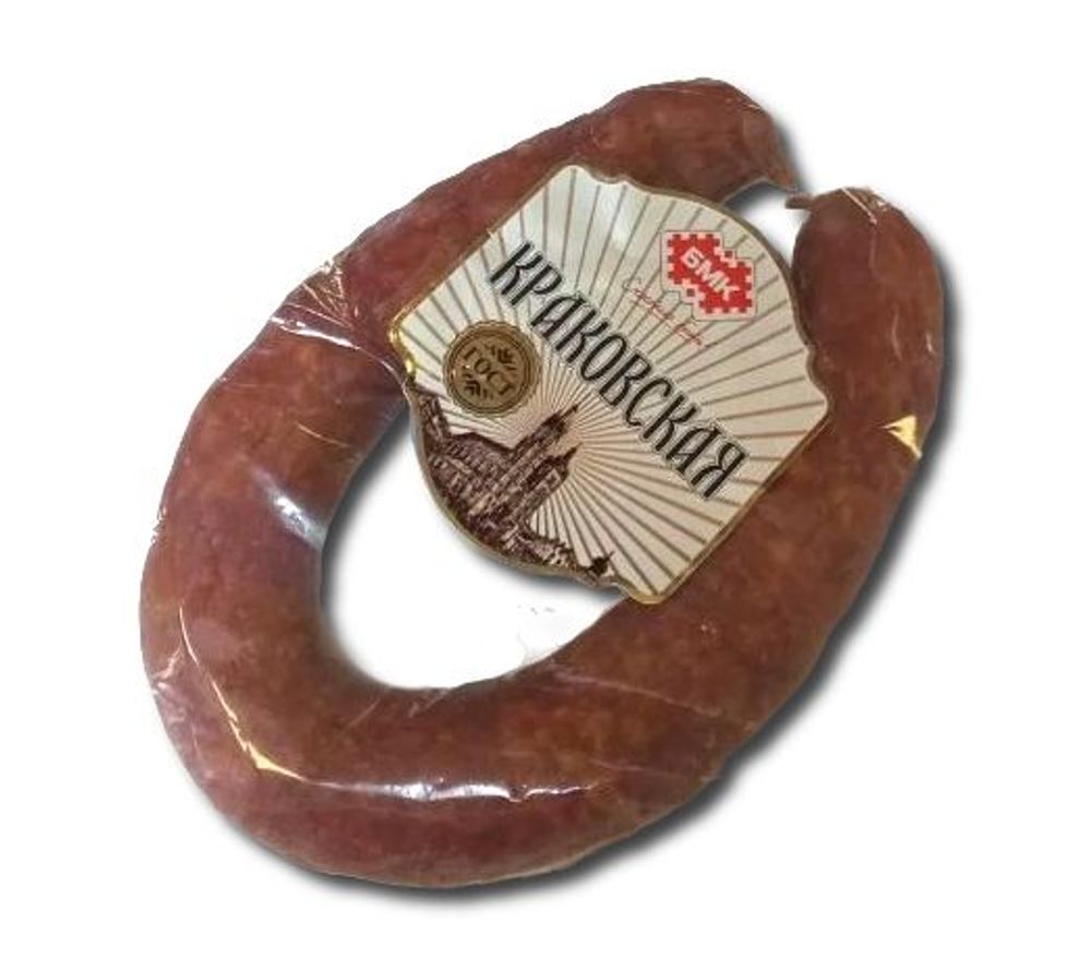 Колбаса полукопченая "Краковская ГОСТ" БМК