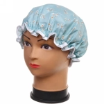 Шапочка для душа «Ultramarine - Aqua tenderness», микс 6 цветов, d-24 см (двухслойная, с мягкой резинкой)