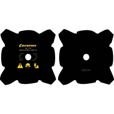 Нож CHAMPION для триммера 4-х зубчатый d=255*25.4mm (тип В)   C5106