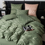 Комплект постельного белья Сатин Жаккард на резинке GCR004