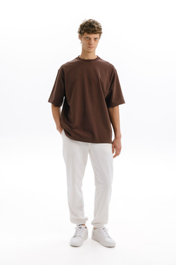 Футболка Mazzika Unisex Oversize OneSize, цвет темный шоколад