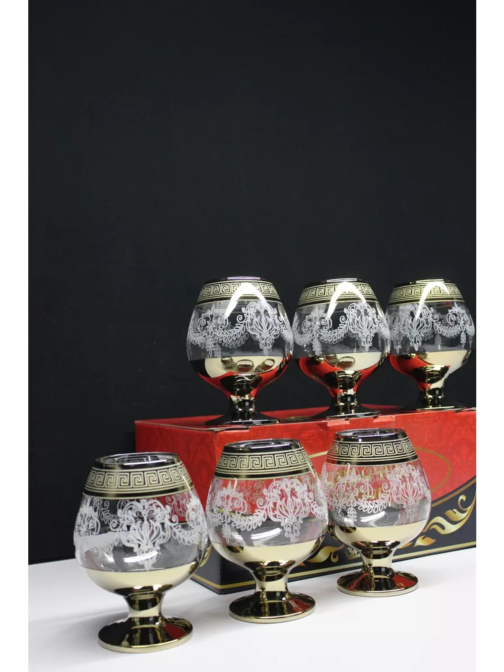 Бокалы для коньяка и бренди 6 шт 395 мл