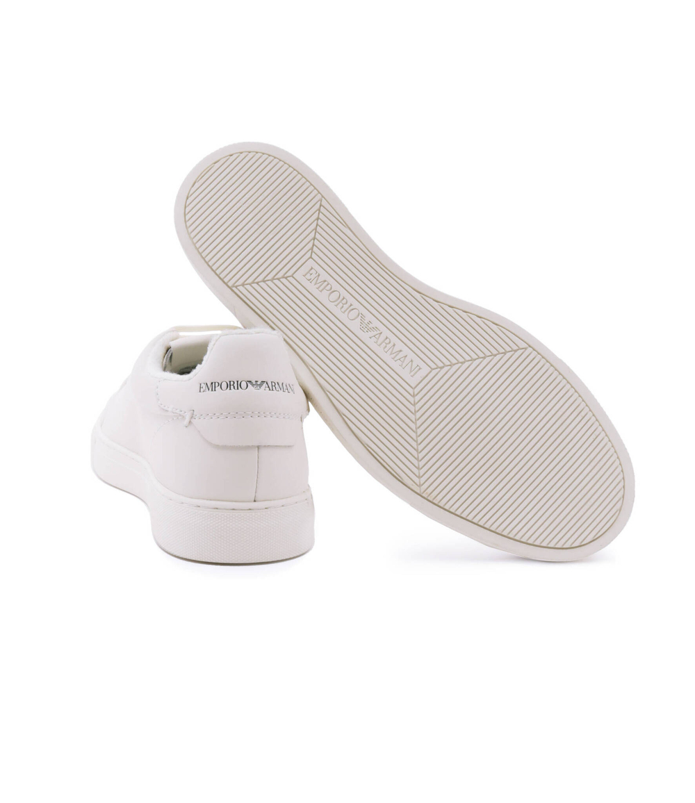 Кожаные кроссовки Emporio Armani - белый(X4X598 XF662)