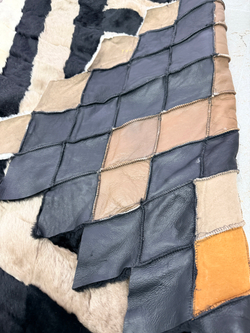 Покрывало меховое ковер из шкуры овчины