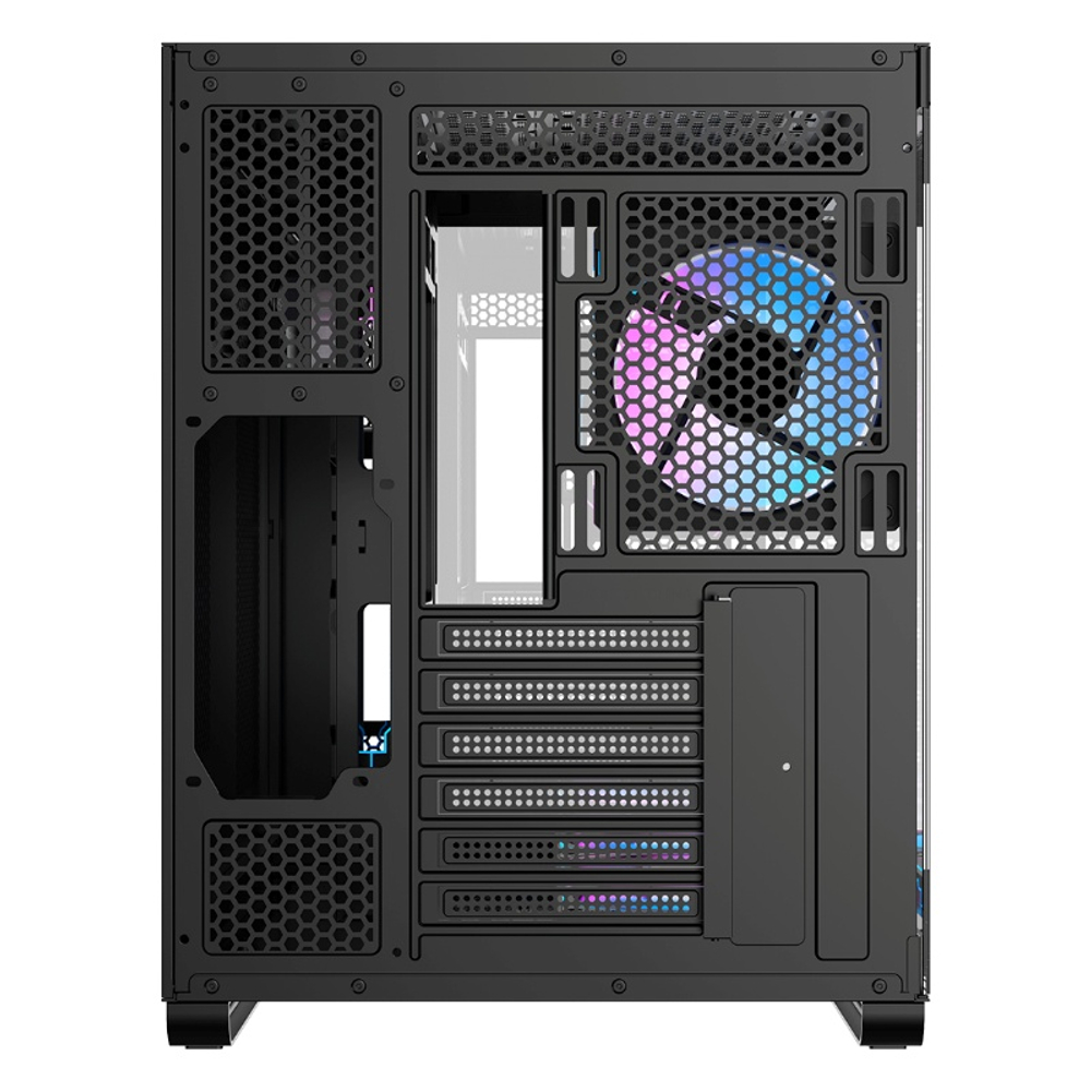 Корпус Ocypus Iota C70 BK ARGB, Midi-Tower, ATX, mATX, mITX, Black, Без БП