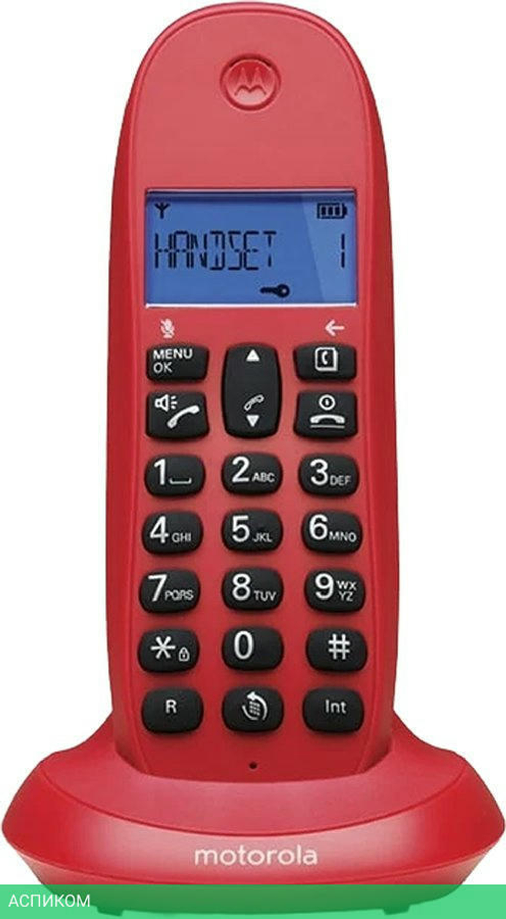 Радиотелефон DECT Motorola C1001LB+ красный