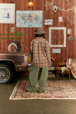 Рубашка Called a Garment Human Flannel Shirt "Brown"