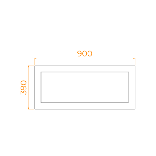 Экран для душевого поддона RGW NB/CL-S (900)