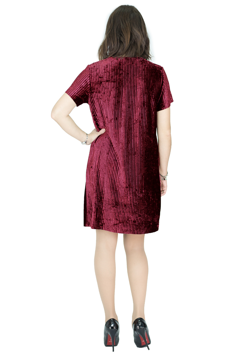 Нарядное платье 2115ЛП, бордовый #278Б052115ЛП